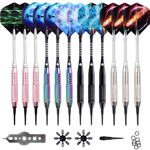 Dartpfeile set soft darts mit - dartpfeile,