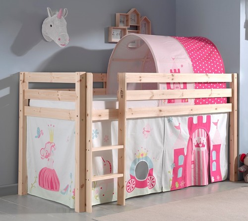 Spielbett hochbett kinderbett - spielbett,