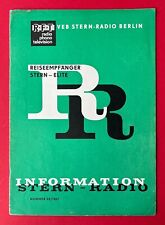DDR RFT Information VEB Stern