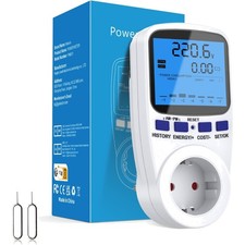 Stromzähler Digital Strommessgerät Balkonkraftwerk Leistungsmesser Digitaler ...