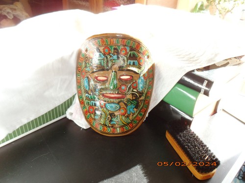 Keramik maske aus amerika - -,