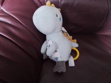 Topomini Spieluhr Dinosaurier Dino in Blau Gelb Melodie Weißt du wieviel Sterne