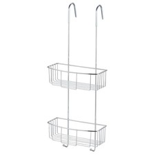 MSV Duschregal zum Hängen Duschablage an Duschkabinen Glaswand ohne Bohren