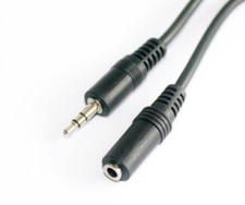 20m Audio-Kabel 3,5mm Klinke-Verlängerung St/Bu Kopfhörer-Verlängerungskabel
