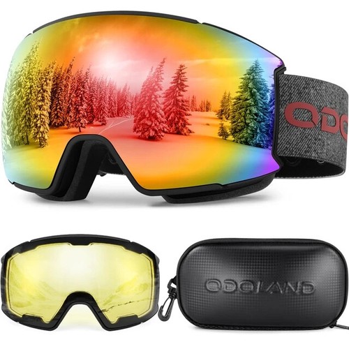 Skibrille set mit abnehmbaren - set,