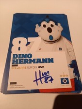 Signierte AK Dino Hermann