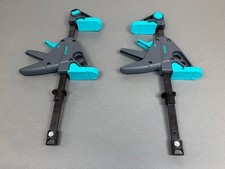 2 Stk. wolfcraft Werktischspanner PRO 65-150-W I 3036000 I für 20mm Löcher