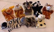 Handpuppen diverse Tiere wie