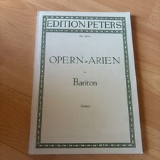 Opern Arien Bariton Edition