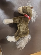 Steiff Pferd, Braun, Ferdy, Stehend, Vintage, Stofftier