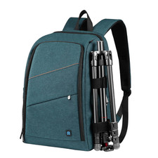 Kamerarucksack Fotorucksack Profi Kameratasche Laptopfach Blau Wasserdicht 11L