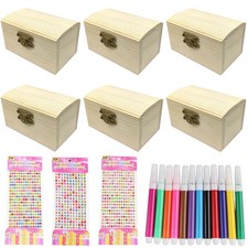 6 Stücke Mini Schatztruhe aus