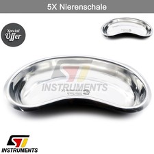 5x Nierenschale Edelstahl