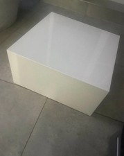 Couchtisch Hochglanz weiß 60x60x30 