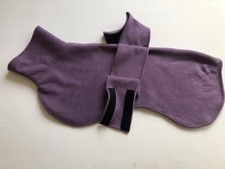 Warmer Windhundmantel ( Galgo), Rl. ca. 70 cm, Doppelfleece,  Beere