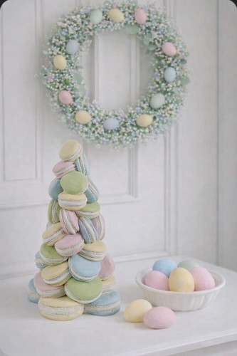 Macaron haufen pastell - macaron,