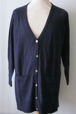Sheego Damen Strickjacke Cardigan Jacke Gr. 44/46   Mit Kaschmir und Seide