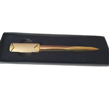 Brieföffner 24 K vergoldet