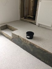 Steinchenteppich 2,5m² Marmorsteine Körnung 1-1,8mm +Binder +Glätthilfe