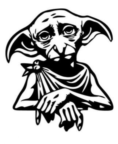 Autoaufkleber dobby harry - 1x,