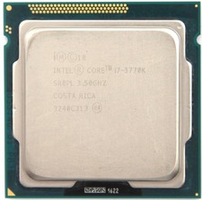 Intel Core i7-3770K CPU Prozessor 4C/8T, 3.50-3.90GHz, tray