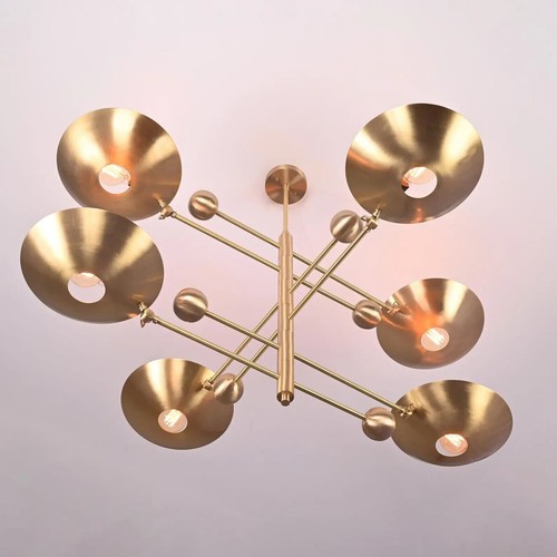Sputnik flammige messing - 6,