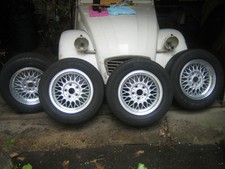 BMW E34  4 Original BBS Alufelgen Kreuzspeiche 7J x 15 H 2    Oldtimer 