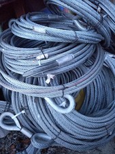 2x Stahlseil mit einer Öse 10m bis 13m Stärke: 12mm