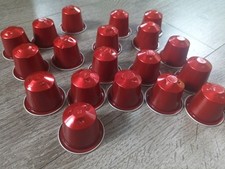 20 Nespresso Kaffee-Kapseln (rot / Ispirazione Napoli), leer