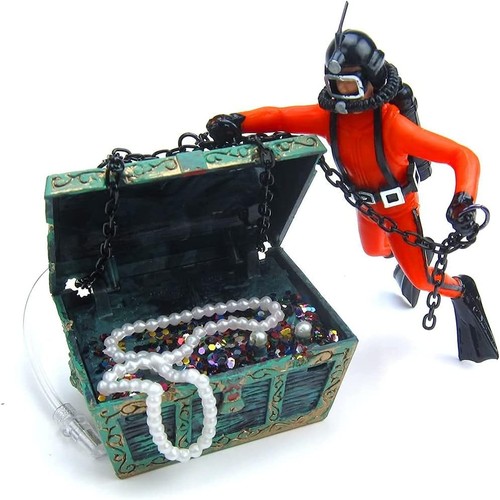 Aquarium deko taucher figur - aquarium,