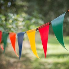 Wimpelkette (PVC), bunt Banner