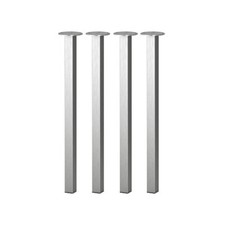 4x IKEA Tischbeine SJUNNE Edelstahl Optik Artikelnummer 301.779.12