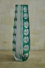 DDR Vintage schwere Glasvase