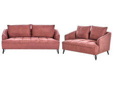 5-Sitzer Sofa Set burgunder