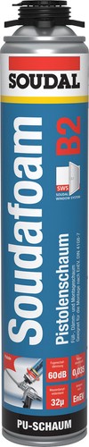 750ml soudal soudafoam gun - soudafoam, b2