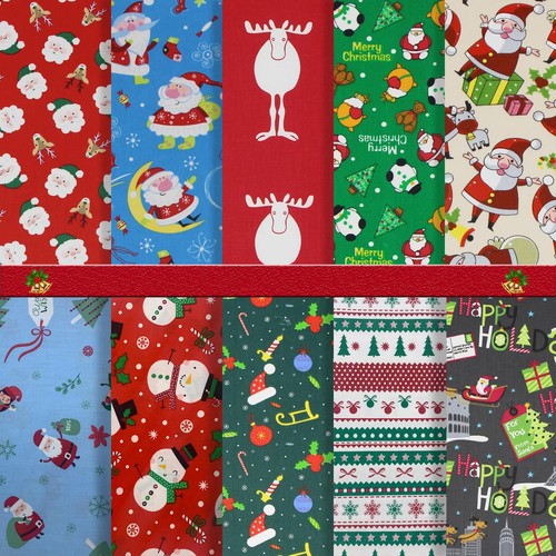 Weihnachtsbaumwollstoff - , 10