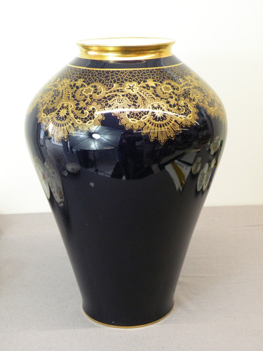 Große porzellan vase lindner - große,