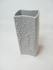 vintage Relief Porzellan Vase