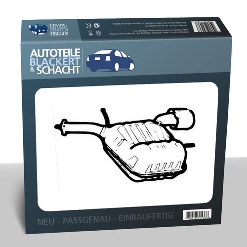 Auspuff endtopf links für - links,