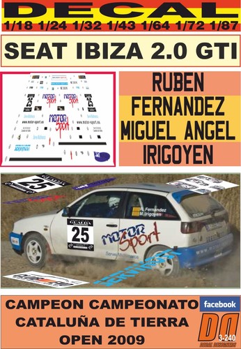 Decal seat ibiza - ibiza, gti