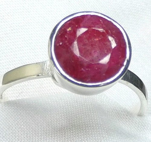 Rubin ring 925 silber - ❤️,