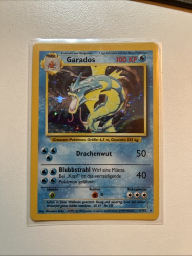 Pokemon karte garados 102 - pokemon, 6/102