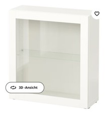 2x vitrine wandschrank in weiß, mit Glastür. Ungenutzt, wie neu von Ikea.