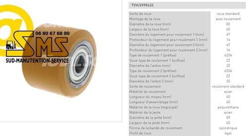 Spannrolle 20 mit - spannrolle,