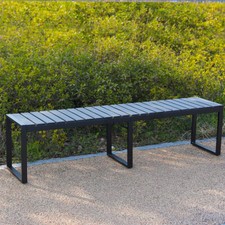 Parkbank Gartenbank Terrassenbank Bänke für Balkon Garten Sitzbank 180cm Bank