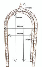 Rosenbogen Edelrost oder