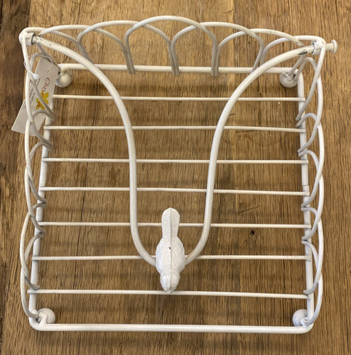Serviettenhalter antik weiß