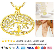 Baum des lebens halskette 925 - halskette,