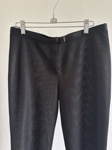 90s prada mesh hose capri - capri, 3/4