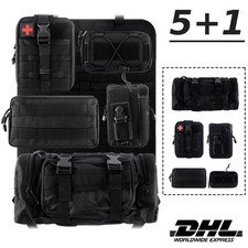 KFZ Schwarz Rückenlehnenschutz taktischer Molle Rücksitz Organizer mit 5 Taschen